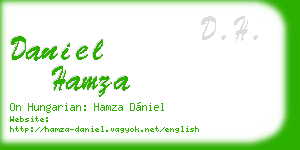 daniel hamza business card