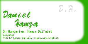 daniel hamza business card